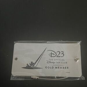 Disney D23 Gold Member Card Luggage Tag